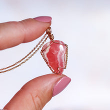 Load image into Gallery viewer, Rhodochrosite 14ct Gold Fill Necklace
