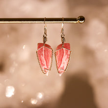 Load image into Gallery viewer, Rhodochrosite 14ct Gold Fill Earrings