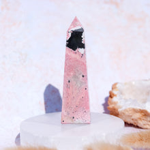 Load image into Gallery viewer, Pink Peruvian Rhodonite Obelisk