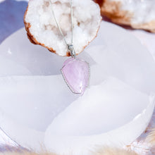 Load image into Gallery viewer, Kunzite Sterling Silver Necklace