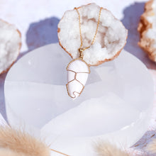 Load image into Gallery viewer, Pink Calcite 14ct Gold Fill Necklace