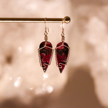 Load image into Gallery viewer, Cobalto Calcite 14ct Gold Fill Earrings