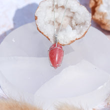 Load image into Gallery viewer, Rhodochrosite Sterling Silver Necklace