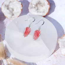Load image into Gallery viewer, Rhodochrosite Sterling Silver Earrings