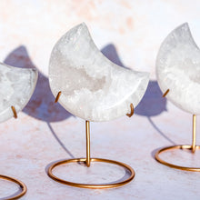 Load image into Gallery viewer, Druzy Agate Moon