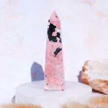 Load image into Gallery viewer, Pink Peruvian Rhodonite Obelisk