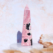 Load image into Gallery viewer, Pink Peruvian Rhodonite Obelisk