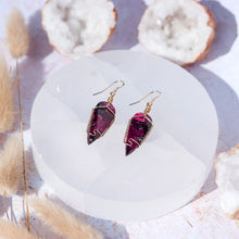Load image into Gallery viewer, Cobalto Calcite 14ct Gold Fill Earrings