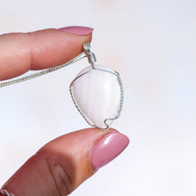 Load image into Gallery viewer, Pink Calcite Sterling Silver Necklace