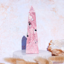 Load image into Gallery viewer, Pink Peruvian Rhodonite Obelisk