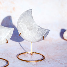 Load image into Gallery viewer, Druzy Agate Moon