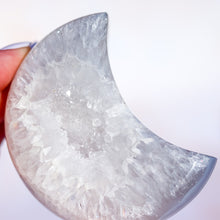 Load image into Gallery viewer, Druzy Agate Moon