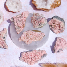 Load image into Gallery viewer, Medium Raw Rhodochrosite & Quartz