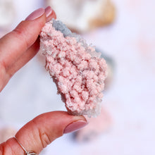Load image into Gallery viewer, Medium Raw Rhodochrosite & Quartz