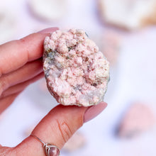 Load image into Gallery viewer, Medium Raw Rhodochrosite & Quartz
