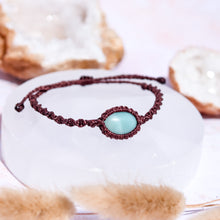 Load image into Gallery viewer, Amazonite Macramé Bracelet