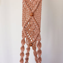 Load image into Gallery viewer, Pink Peach Macrame Plant Hanger
