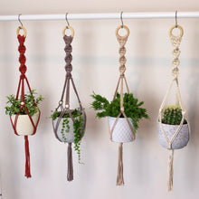 Load image into Gallery viewer, Spiral Macrame Plant Hanger