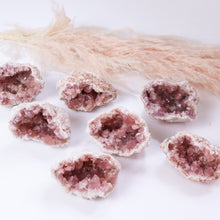 Load image into Gallery viewer, Pink Amethyst Half Geode