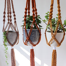 Load image into Gallery viewer, Burnt Orange Macrame Plant Hanger