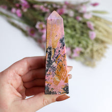 Load image into Gallery viewer, Rhodonite Obelisk