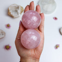 Load image into Gallery viewer, Rose Quartz Sphere