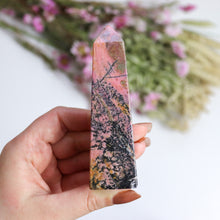 Load image into Gallery viewer, Rhodonite Obelisk