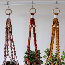 Load image into Gallery viewer, Burnt Orange Macrame Plant Hanger