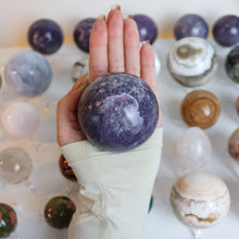 Load image into Gallery viewer, Large Lepidolite Spheres