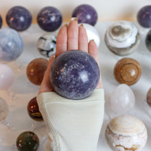 Load image into Gallery viewer, Large Lepidolite Spheres