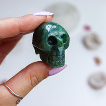 Load image into Gallery viewer, Moss Agate Skull