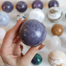 Load image into Gallery viewer, Large Lepidolite Spheres