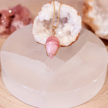 Load image into Gallery viewer, Pink Opal 14ct Gold Fill Necklace