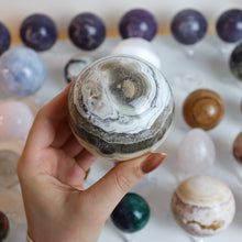 Load image into Gallery viewer, Zebra Aragonite Sphere