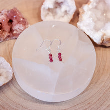 Load image into Gallery viewer, Pink Tourmaline Sterling Silver Earrings