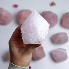 Load image into Gallery viewer, Rose Quartz Cut Base Point