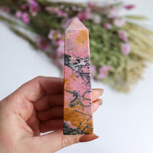 Load image into Gallery viewer, Rhodonite Obelisk