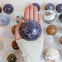 Load image into Gallery viewer, Large Lepidolite Spheres