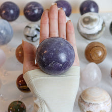 Load image into Gallery viewer, Large Lepidolite Spheres