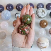 Load image into Gallery viewer, Unakite Sphere