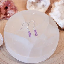 Load image into Gallery viewer, Lavender Jade Sterling Silver Earrings