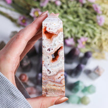 Load image into Gallery viewer, Crazy Lace Agate Obelisk