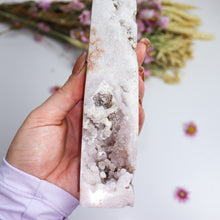 Load image into Gallery viewer, Large Pink Amethyst Obelisk