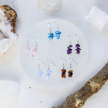 Load image into Gallery viewer, Blue Lace Agate Earrings