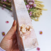 Load image into Gallery viewer, Large Pink Amethyst Obelisk