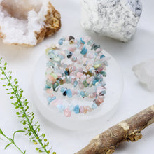 Load image into Gallery viewer, Morganite Crystal Chip Bracelet