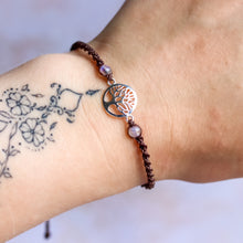 Load image into Gallery viewer, Tree Of Life Macramé Bracelet