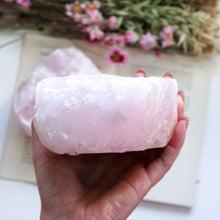 Load image into Gallery viewer, Large Rose Quartz Candle Holder