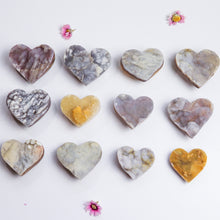Load image into Gallery viewer, Chalcedony Druzy Heart
