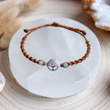 Load image into Gallery viewer, Tree Of Life Macramé Bracelet